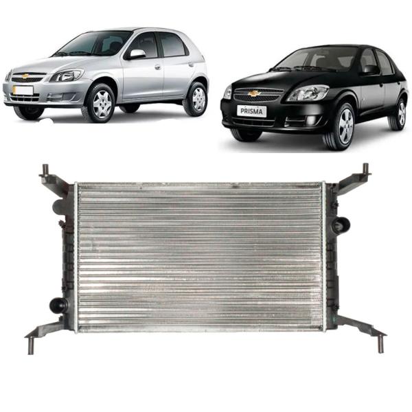 Radiador celta prisma com ar 2006 2007 2008 2009 2010 2011 - VISCONDE-MODINE Imagem de Radiador celta prisma com ar 2006 2007 2008 2009 2010 2011