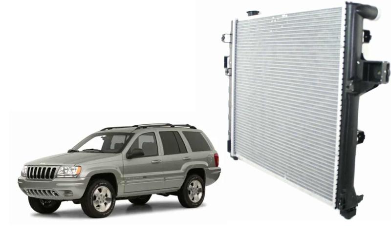 Imagem de Radiador de Água Jeep Grand Cherokee V8 4.7 1999 a 2000 - Mais ACR - Radiador de Água Jeep Grand Cherokee V8 4.7 1999 a 2000 - Mais ACR - 52079425AE