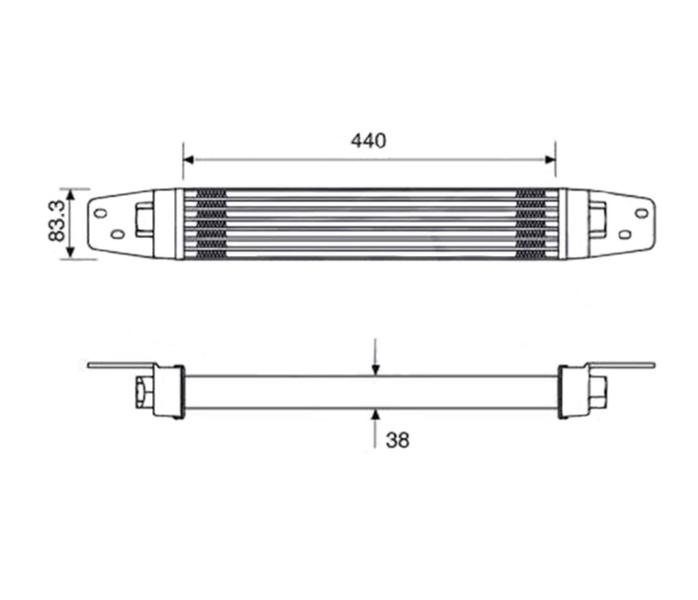 Imagem de Radiador de oleo mercedes 1625 1632 a ls 1634 1990 a 2012 