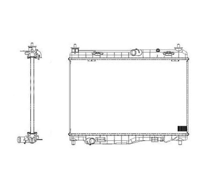 Imagem de Radiador ecosport ka ka+ 2012 2013 2014 2015 2016 2017  - VISCONDE-MODINE