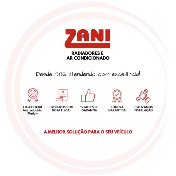 Radiador Fiat Toro 2.0 2016 a 2019 Diesel - Denso - Zani Radiadores Imagem de Radiador Fiat Toro 2.0 2016 a 2019 Diesel - Denso