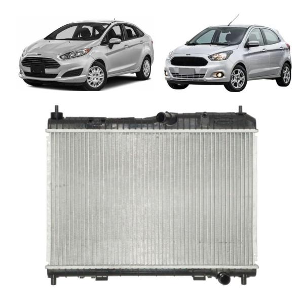 Imagem de Radiador ford fiesta ka 1.5 1.6 com e sem ar 2013 a 2018 