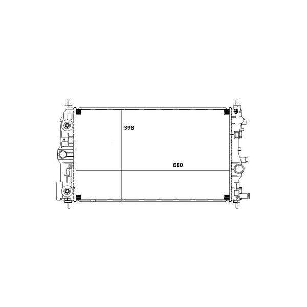 Imagem de Radiador Gm Chevrolet Cruze 1.8 16v 2011 Em Diante14 Automat