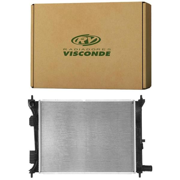 Radiador HB20 1.0 1.6 2013 a 2019 Com Ar Visconde 12701 Imagem de Radiador HB20 1.0 1.6 2013 a 2019 Com Ar Visconde 12701