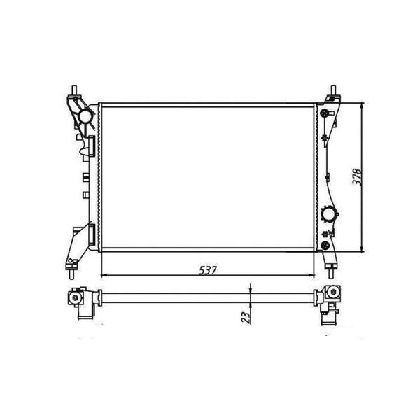 Imagem de Radiador Magneti Marelli / Punto - RMM1002HFT