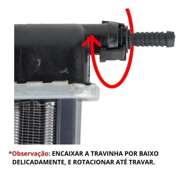 Imagem de Radiador Peugeot 207 2008 2009 2010 2011 2012 Manual C ar / S Ar