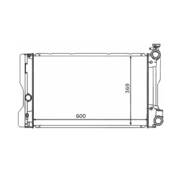 Imagem de Radiador toyota corolla 1.8 / 2.0 16v 2009 em diante automatico com ar - denso brasil
