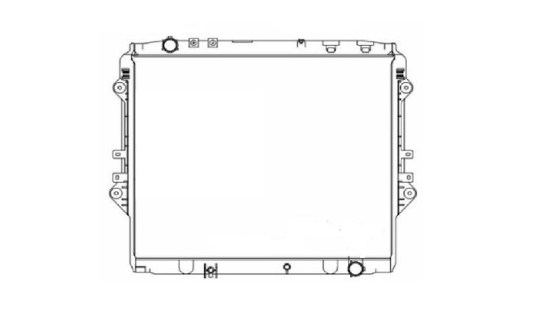 Imagem de Radiador toyota hilux 2.8 com ar 2016 2017 2018 2019 notus 