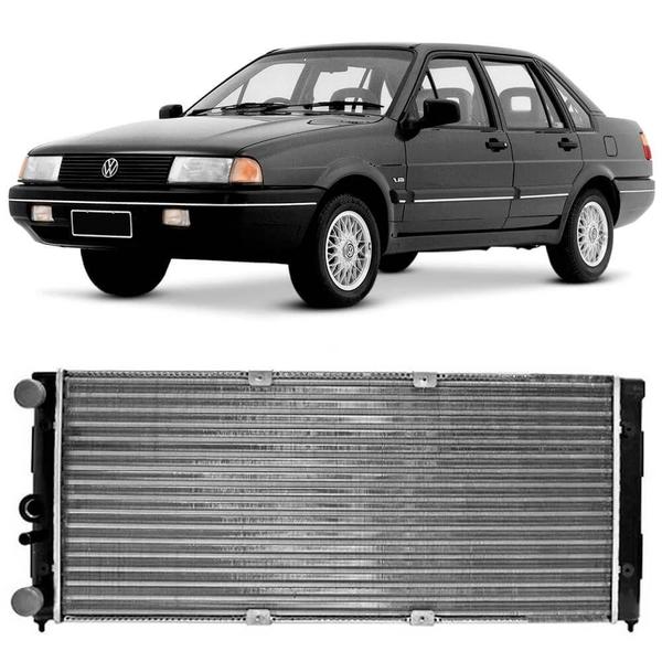 Radiador Volkswagen Santana 1.8 2.0 91 a 94 Com Ar Visconde Imagem de Radiador Volkswagen Santana 1.8 2.0 91 a 94 Com Ar Visconde