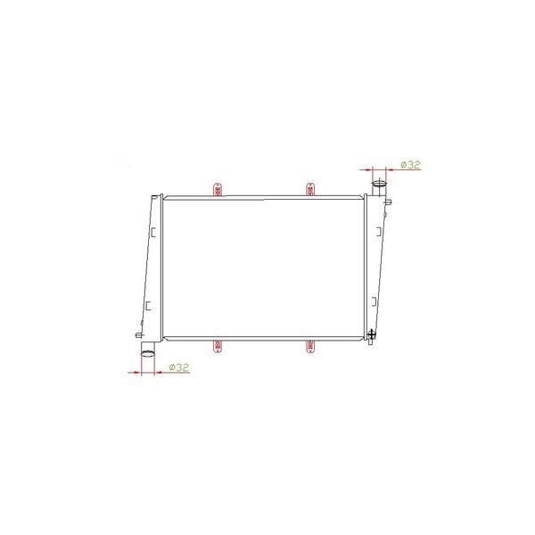 Imagem de Radiador Volvo S40 / V40 1.9 / 2.0 L4 2000 Em Diante 4cil Au