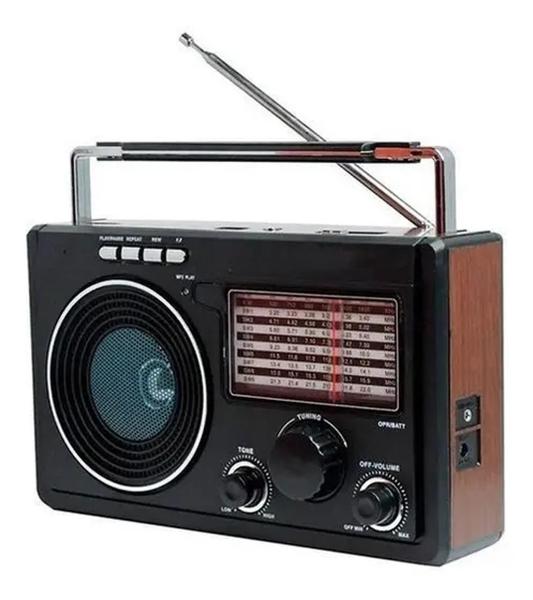 Imagem de Rádio AM/FM/MP3/Bluetooth Com Lanterna - Ministar MS-SMINI686BR