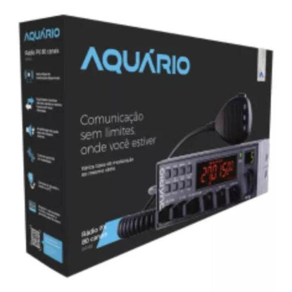 Imagem de Rádio Aquario Px Rp-80 Canais Am-Ssb Homologado Pela Anatel