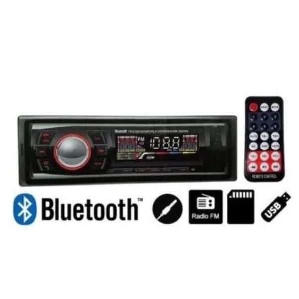 Imagem de Rádio Automotivo Bluetooth Fm Mp3 Mp4 Player Usb Cartão Sd