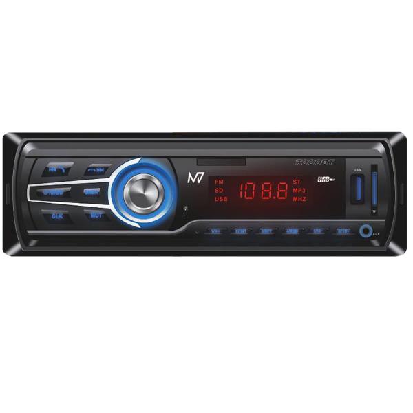 Imagem de Rádio Automotivo Bluetooth Som De Carro Mp3 Usb Sd Aux 1din