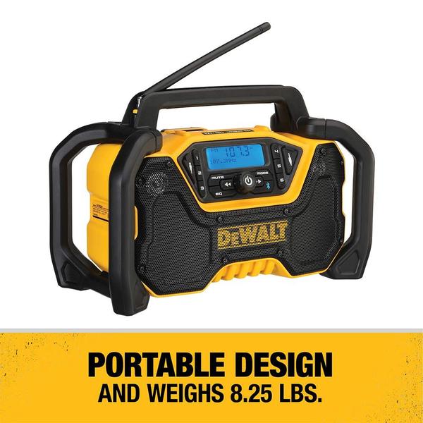 Imagem de Rádio Bluetooth portátil DEWALT DCR028B 12V/20V MAX