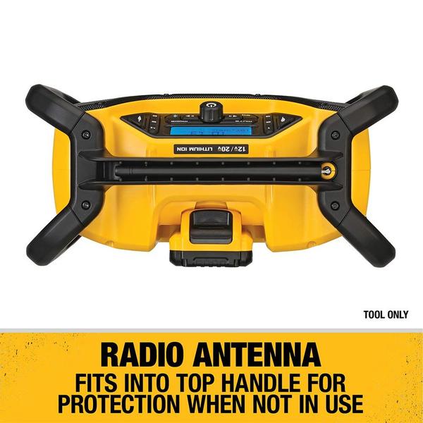 Imagem de Rádio Bluetooth portátil DEWALT DCR028B 12V/20V MAX