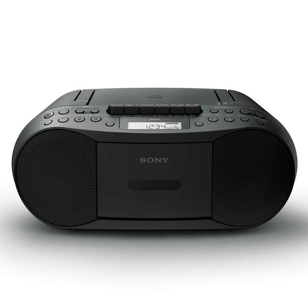 Imagem de Rádio cassete de CD Sony CFD-S70 B com sintonizador AM/FM