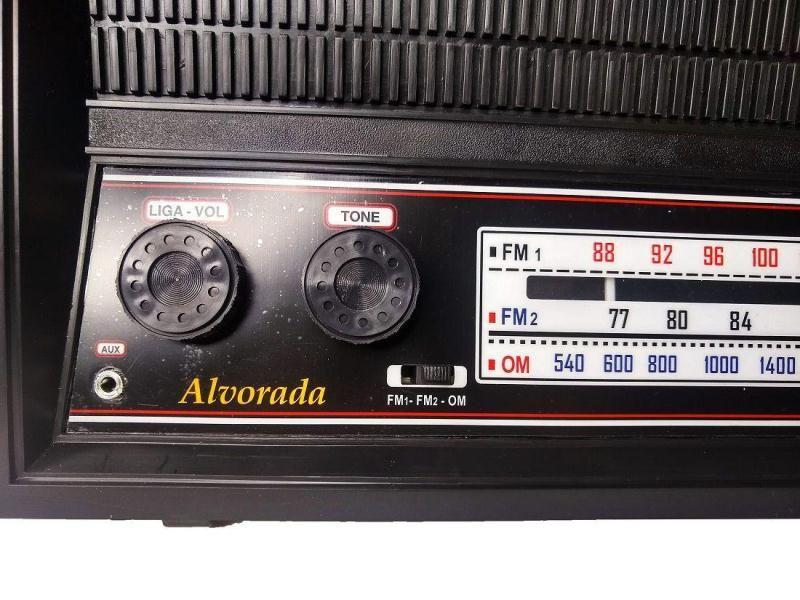 Imagem de Rádio Companheiro Alvorada Auxiliar 3 Faixas CRMIF-32 Preto