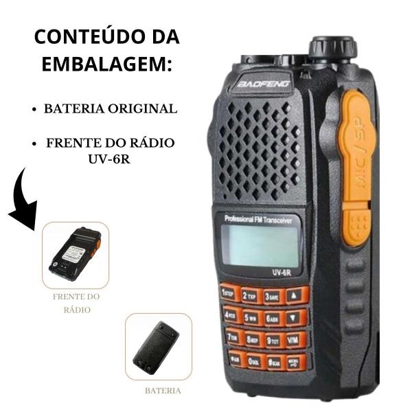 Imagem de Radio comunicador Baofeng UV-6R Para reposição C/ Bateria