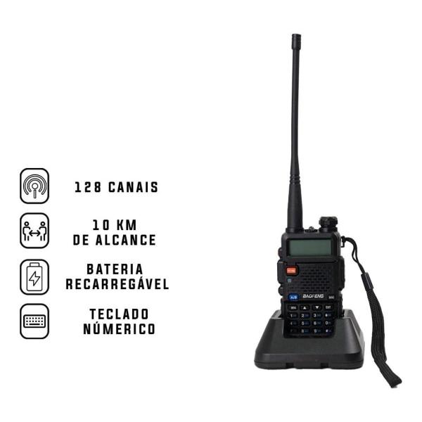 Imagem de Radio Comunicador Dual Band Baofeng Uv-5R Vhf Uhf