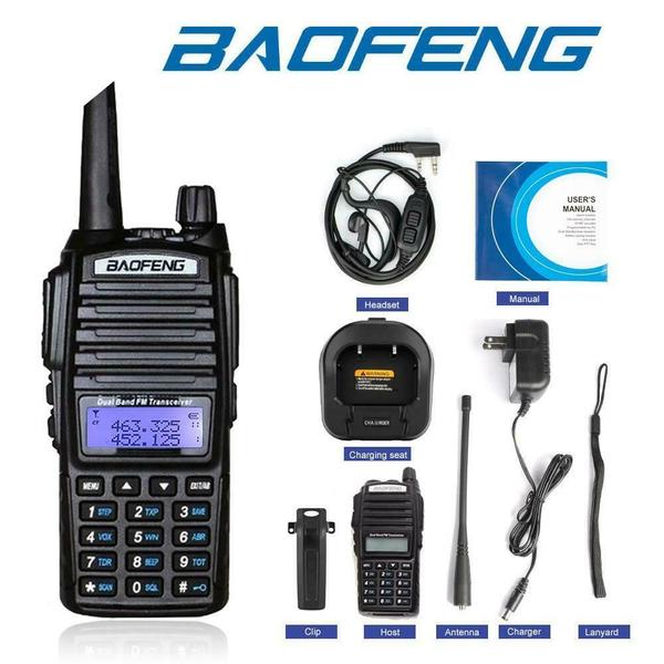 Imagem de Rádio Comunicador Ht Dual Band Profissional Baofeng UV82 10W