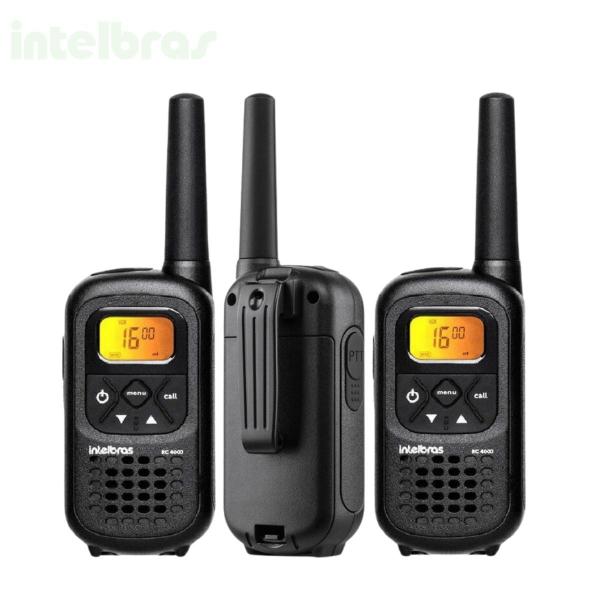 Imagem de Rádio Comunicador Intelbras RC4002 UHF Com Display Luminoso 