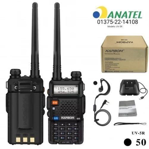 Imagem de Radio Comunicador Kapbom Uv-5R Com Radio Fm