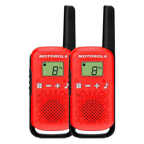 Imagem de Rádio Comunicador Motorola Talkabout  T110BR, 26 Canais, 25KM, Vermelho - 71669