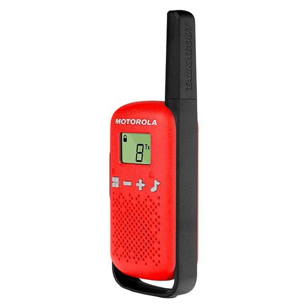 Imagem de Rádio Comunicador Motorola Talkabout  T110BR, 26 Canais, 25KM, Vermelho - 71669