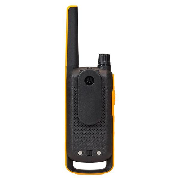 Imagem de Rádio Comunicador Motorola Talkabout  T470BR, 26 canais, 35KM, Lanterna, IPX4, Preto/Amarelo - 71670