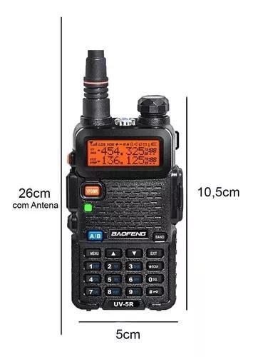 Imagem de Radio comunicador walk talk dual band (uhf+vhf) uv-5r