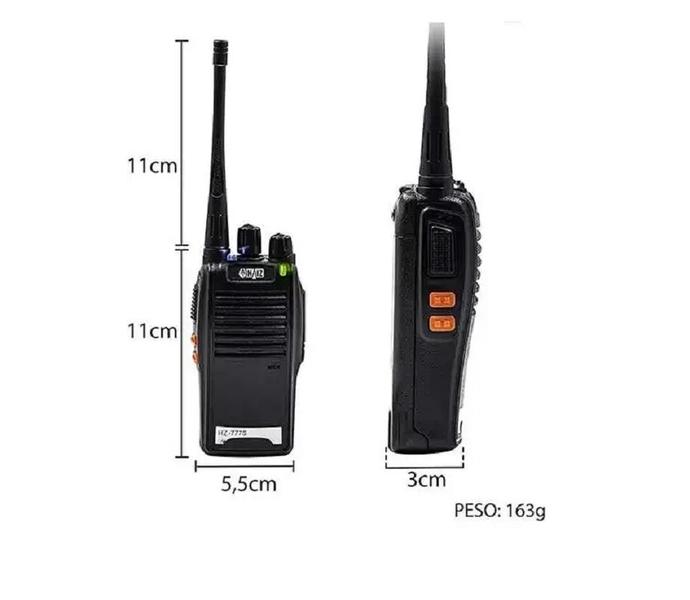 Imagem de Rádio Comunicador Walkie-Talkies Baofeng 777s 16Ch 12km com Fone