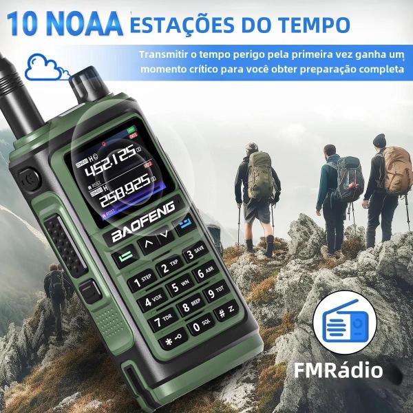 Imagem de Rádio HT Baofeng UV-17Pro - GPS - Seis Bandas VHF/UHF