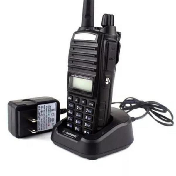 Imagem de Rádio Ht Dual Band Baofeng 8W Uhfvhf Uv-82 Fone Profissional