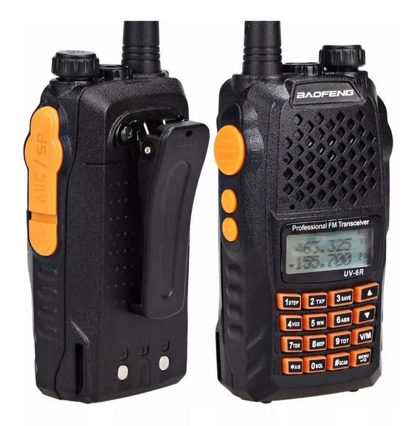 Imagem de Radio Ht Walk Talk Baofeng Uv-6R Dual Band Uhf Vhf 7W Homologação: 25481602799