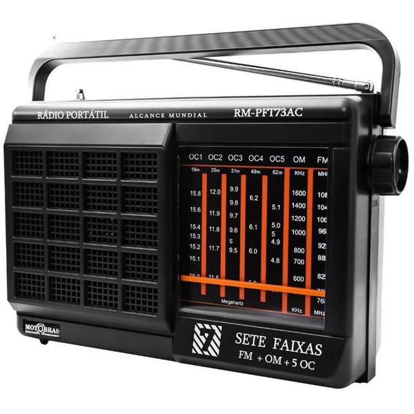 Imagem de Rádio Motobrás Rm-Pft73Ac 7 Faixas Fm