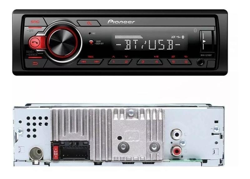 Imagem de Radio Pioneer Mvh-s218bt Bluetooth + 04 Falantes 5 E 6 Polegadas 200w Total