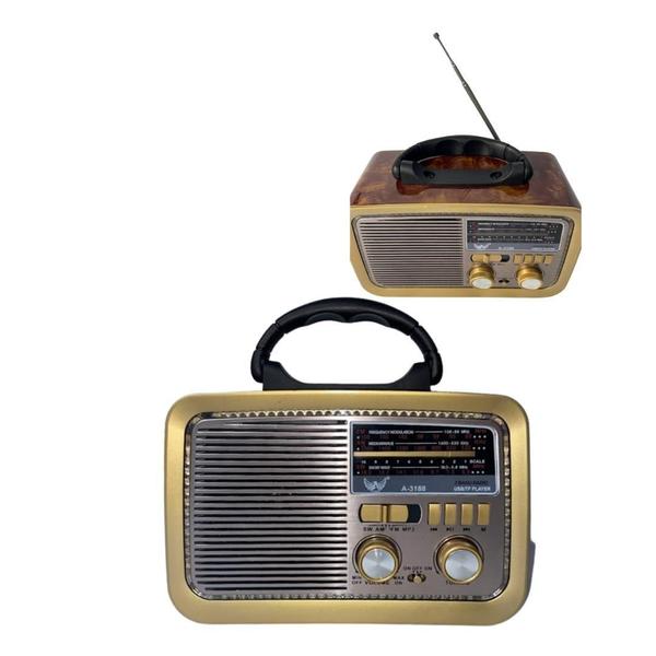 Imagem de Radio Portátil A-3188 Retro Bluetooth Altomex