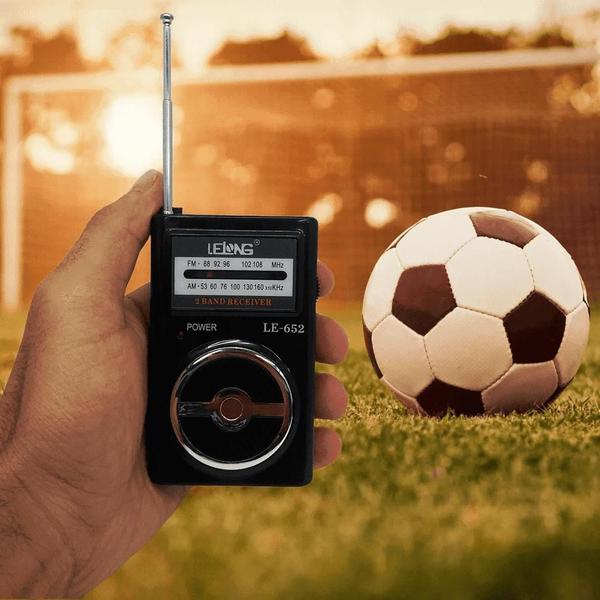 Imagem de Rádio Portátil Analógico Am/fm Incluso Fone De Ouvido Alta Sintonia LE652PR