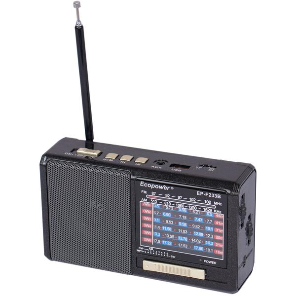 Imagem de Radio Portatil Ecopower EP-F233 - AM/FM - USB/SD - Bluetooth - Recarregavel