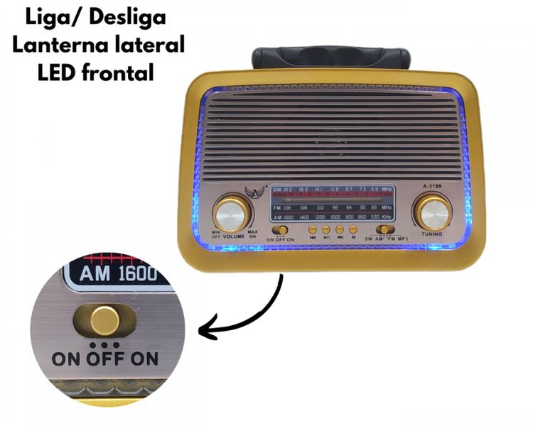 Imagem de Rádio Portátil Retrô A-3199 Altomex