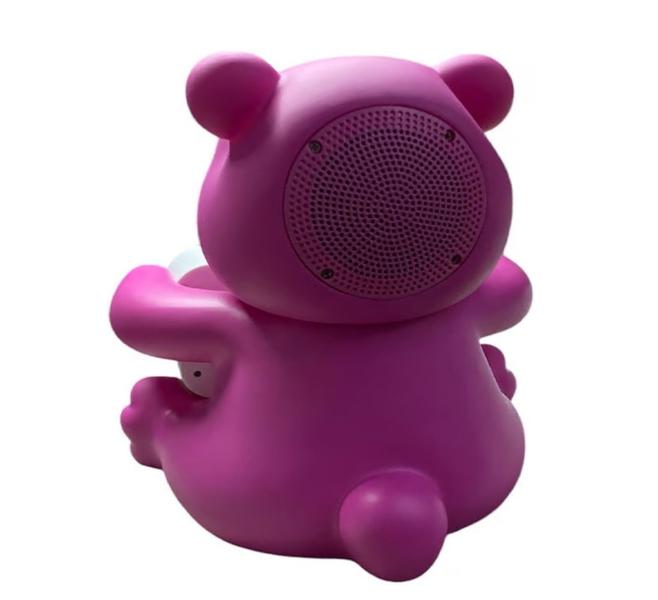 Imagem de Rádio Relógio Bluetooth Recarregável com Alarme (Urso) KA-8715 - Kapbom