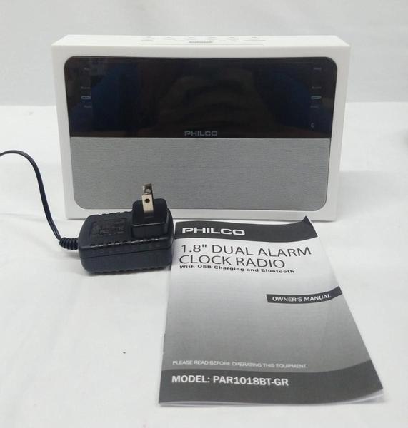 Imagem de Rádio Relógio Despertador Philco - Fm, Conexão Usb E Bt