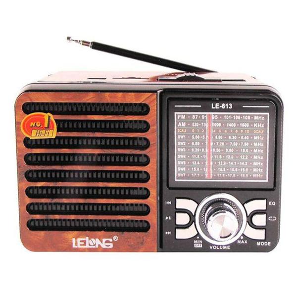 Imagem de Radio retro am fm com usb sd 9 bandas caixa de som estilo antigo recarregavel - Lelong