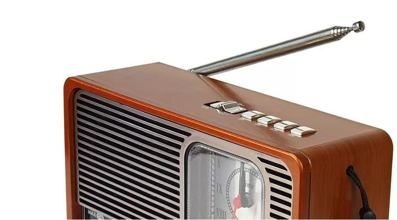 Imagem de Radio Retro Antigo Vintage Am Fm Bluetooth Bateria Recarregável USB