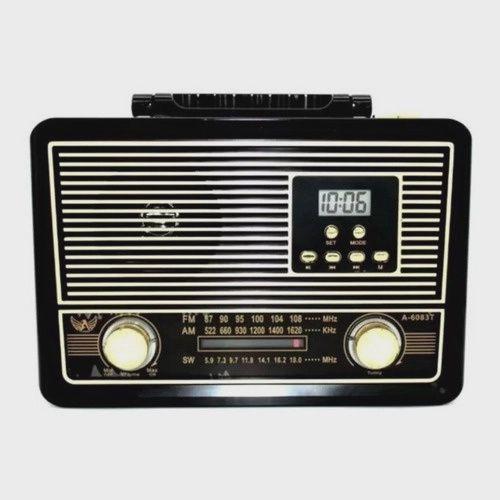 Imagem de Radio Retro Bluetooh Altomex Ad-6083 Am Fm Usb Preto