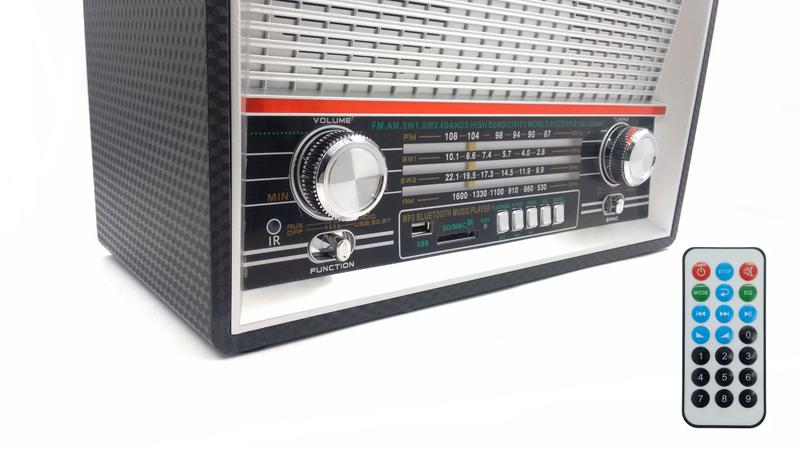 Imagem de Rádio Retrô Com Controle Bluetooth Bt 2068 Livstar