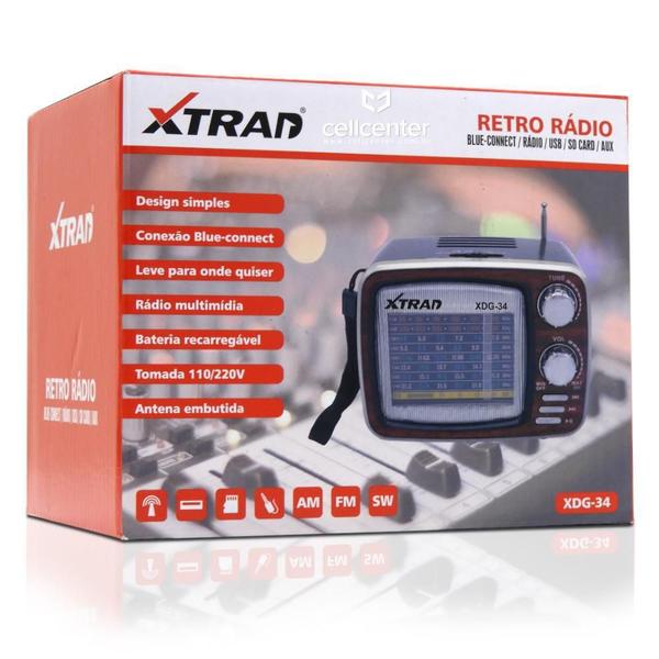 Imagem de Rádio Retro Xtrad Xdg-34