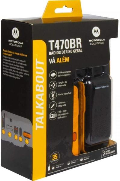 Imagem de Radio talkabout motorola t470br 35km amarelo/preto