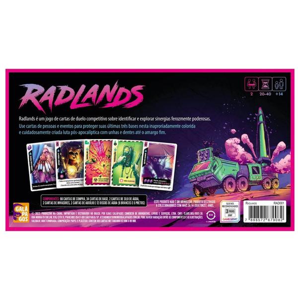 Imagem de Radlands - Jogo de Cartas - Galápagos